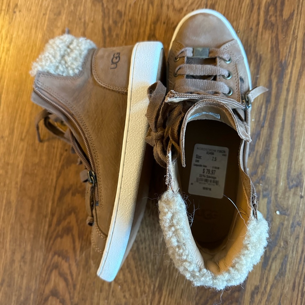 UGG High Top Sneakers | Size 7.5 - Picture 3 of 7